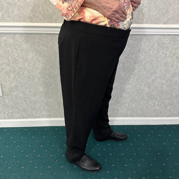 NEW Classic Black Straight Leg Dress Pants Reitmans 20P - Picture 6 of 12